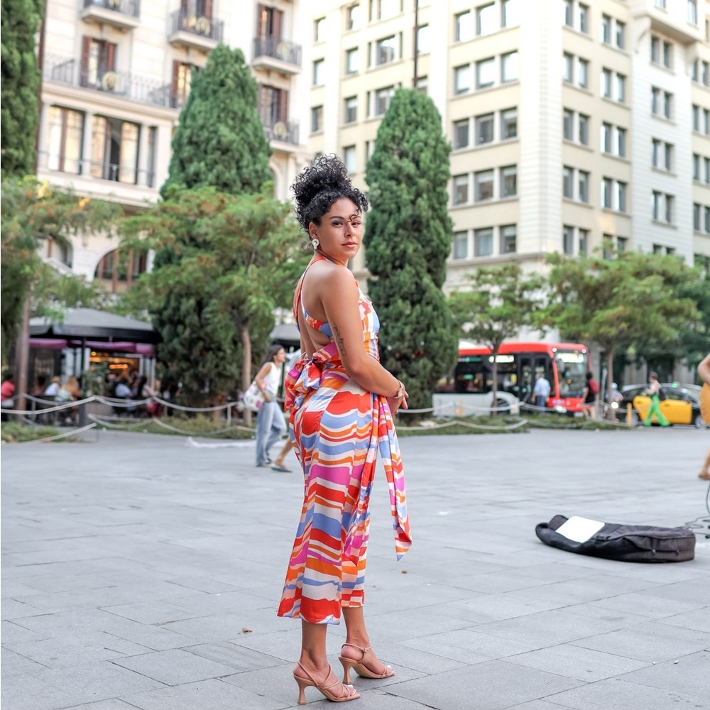 Two Piece DRESS FORUM Los Angeles Colorful
